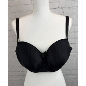 CURVY KATE Luxe strapless black bra US-38DDD (UK-38E) NWOT